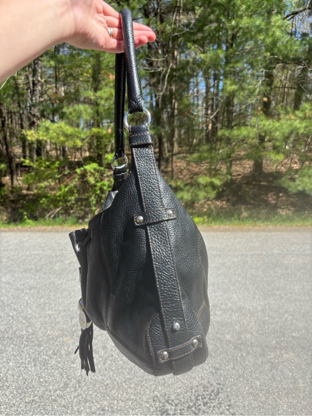Furla Leather Shoulder Bag - Picture 13 of 17